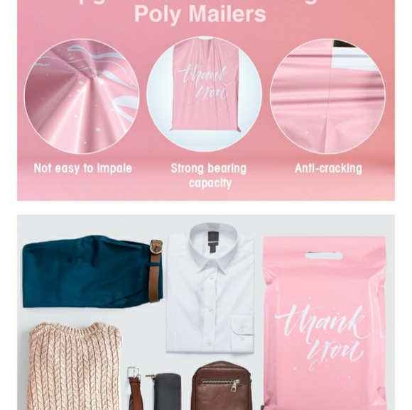 Designer shipping bags w Handles 20 bags per order - Picture 6 of 12